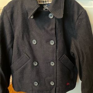Burberry boys pea coat